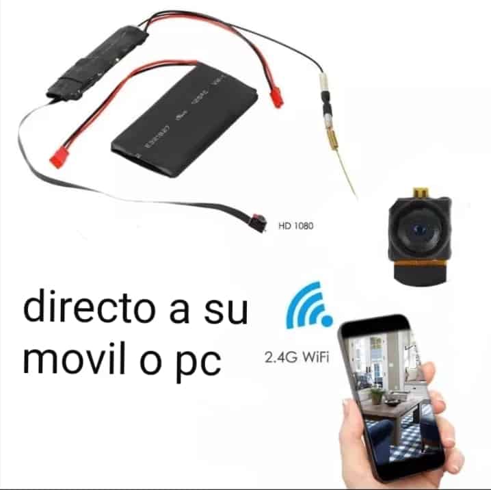 Micro cámara espía wifi magnético - mundo_electronica_py - ID 1055518