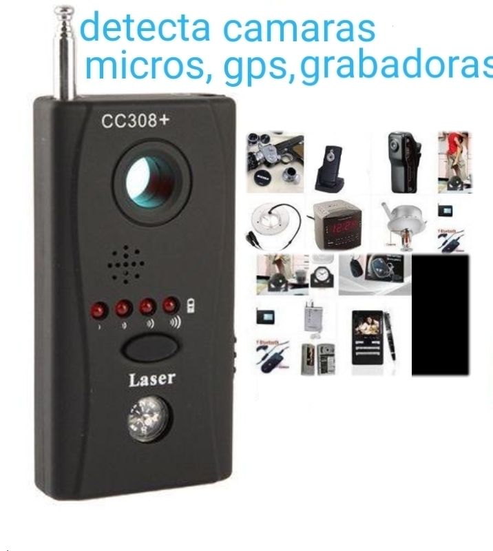 Detector de cámaras y micrófonos profesional