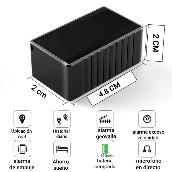 Mini localizador GPS espía con micrófono - Imagen 2